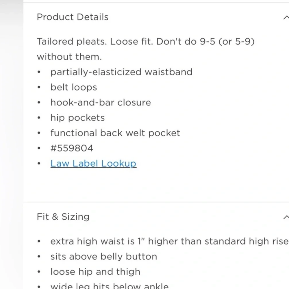 Old Navy Taylor Wide Leg Women's Pants - Picture 3 of 4